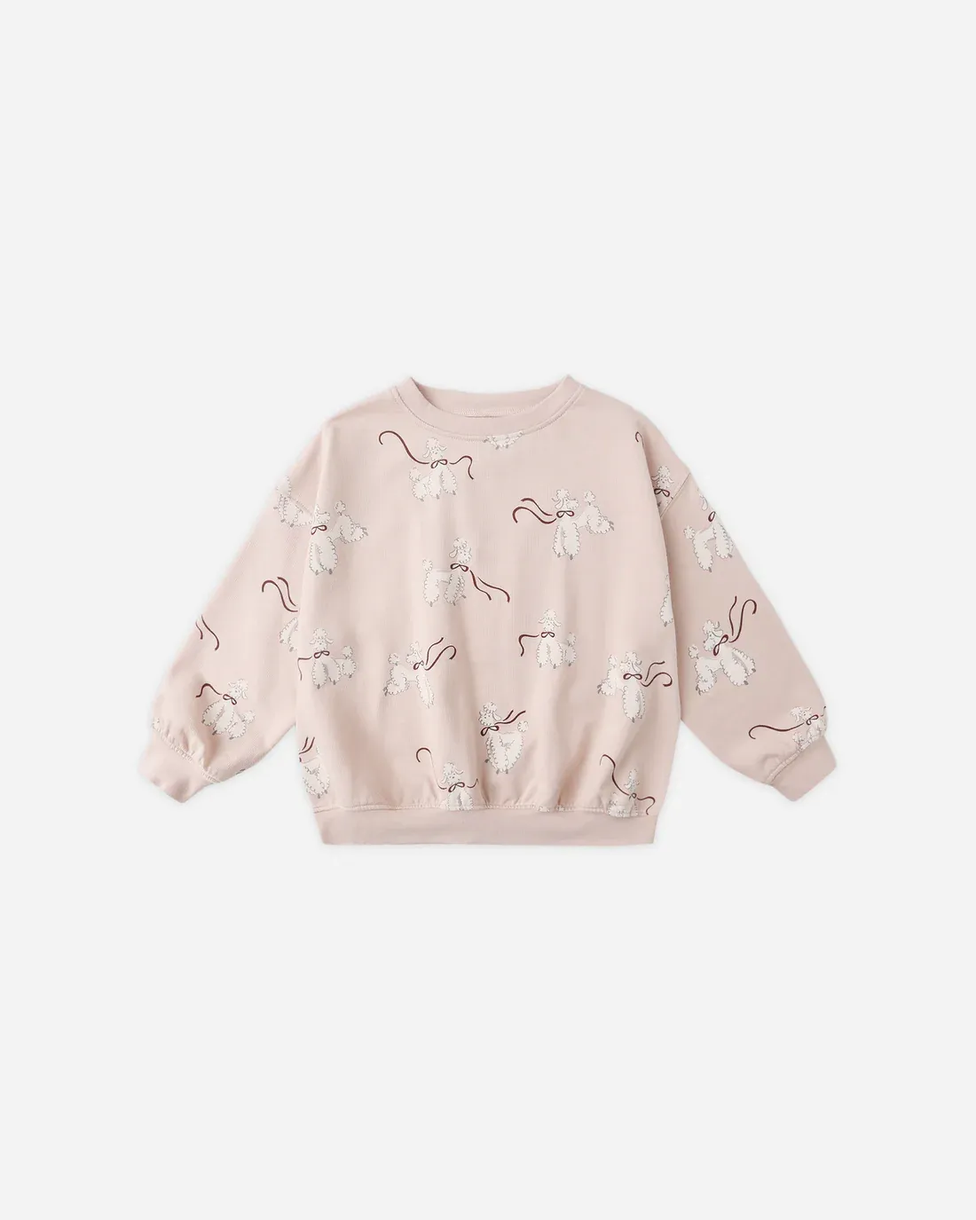 RYLEE &amp; CRU RELAXED SWEATSHIRT || POODLES BLUSH