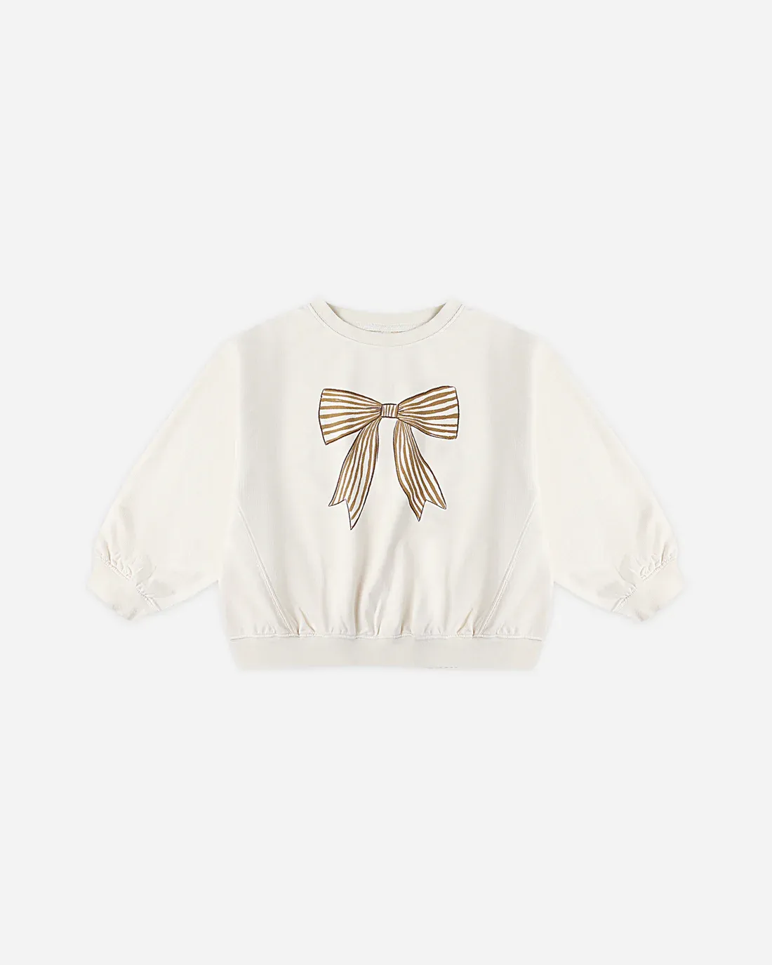 RYLEE &amp; CRU OVERSIZED SWEATSHIRT || BOW NATURAL
