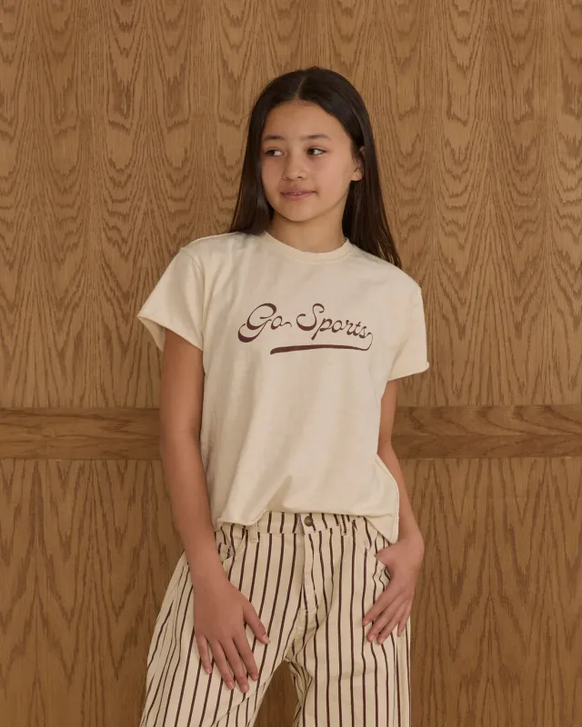 RYLEE &amp; CRU VINTAGE TEE || GO SPORTS - TEEN NATURAL