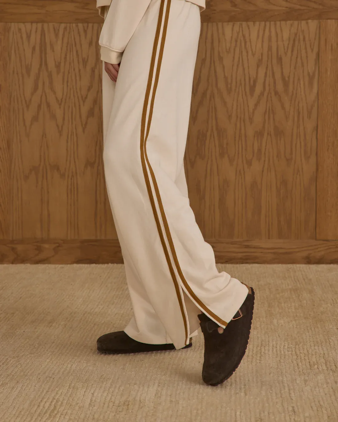 RYLEE &amp; CRU TRACK PANT || NATURAL - TEEN NATURAL