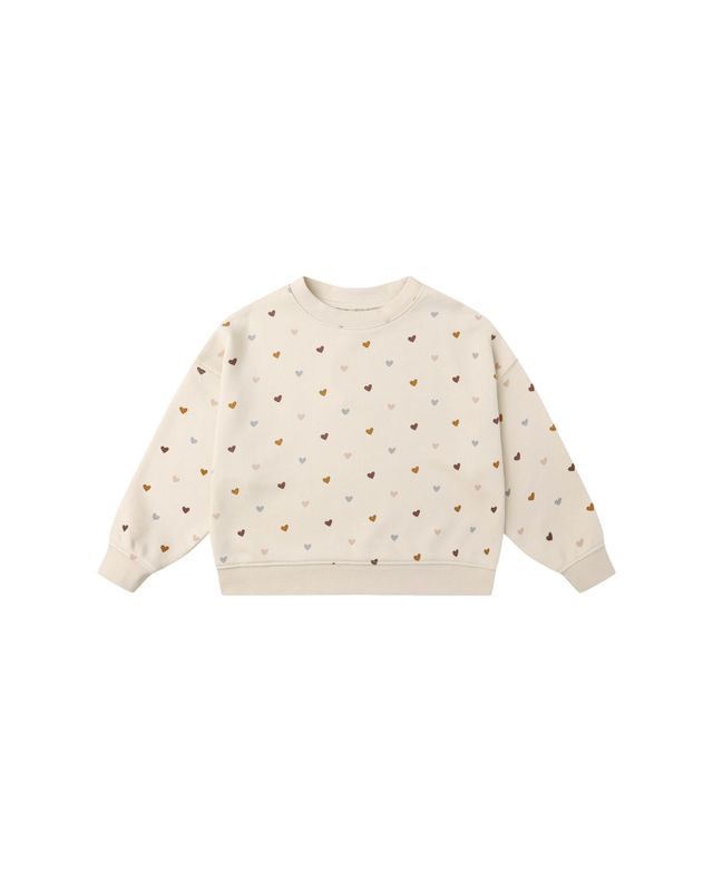 RYLEE &amp; CRU BOXY PULLOVER || HEARTS