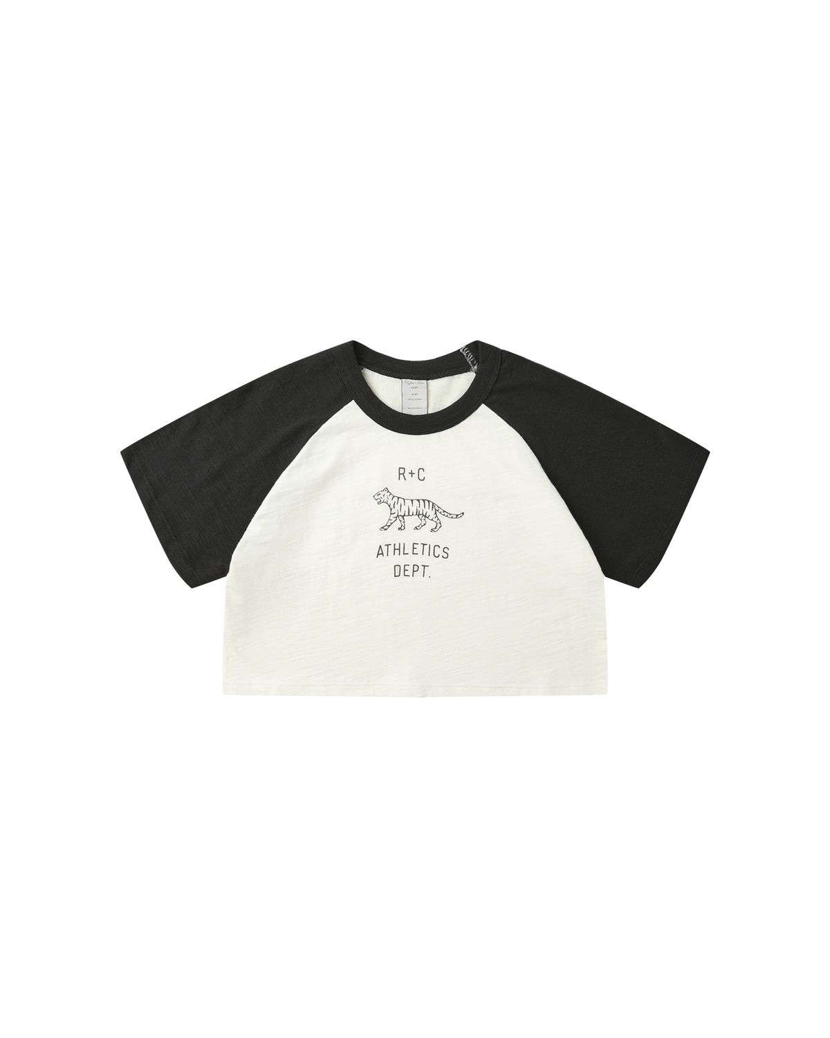 RYLEE &amp; CRU RAGLAN CROP TEE || RC ATHLETIC DEPT