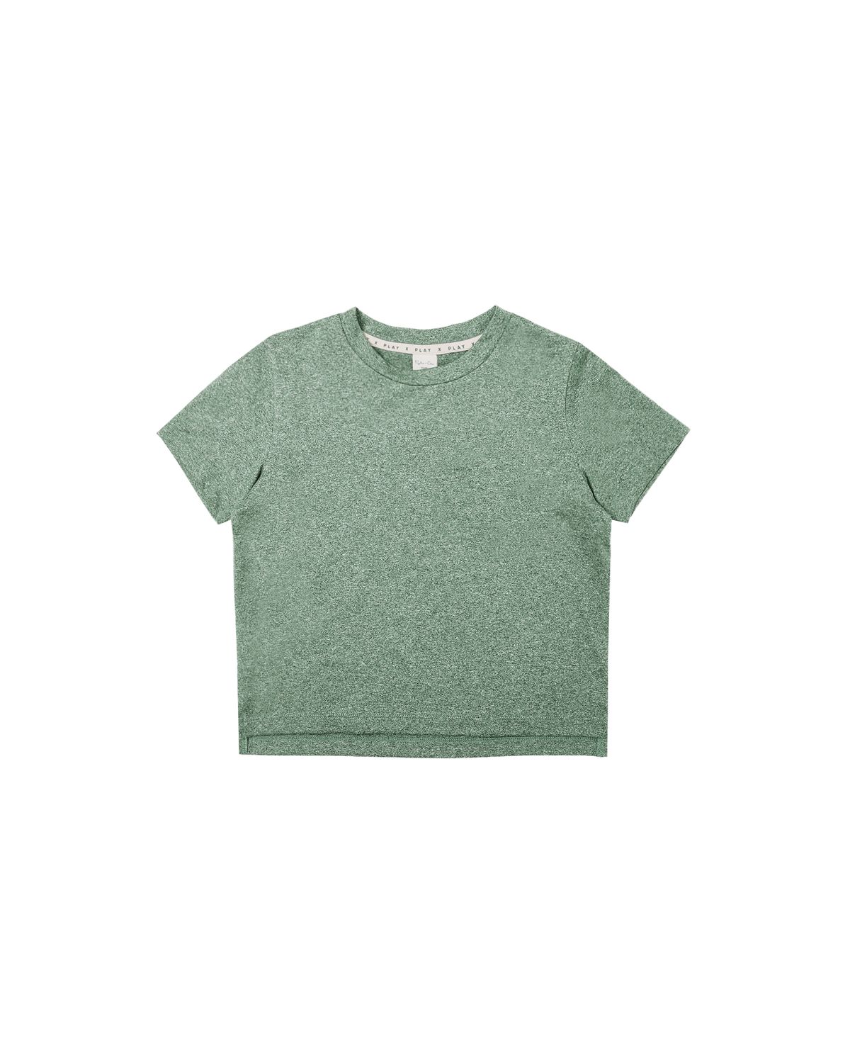 RYLEE &amp; CRU COVE ESSENTIAL TEE || HEATHERED GREEN