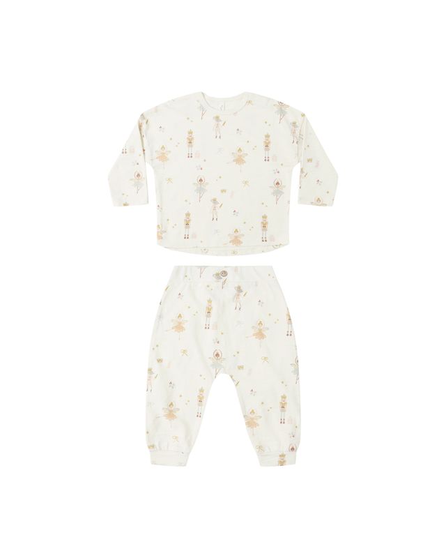 RYLEE &amp; CRU LONG SLEEVE TEE + PANT SET || NUTCRACKER