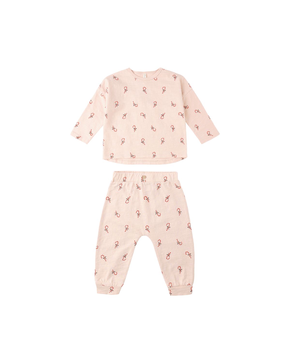 RYLEE &amp; CRU LONG SLEEVE TEE + PANT SET || CANDY CANES