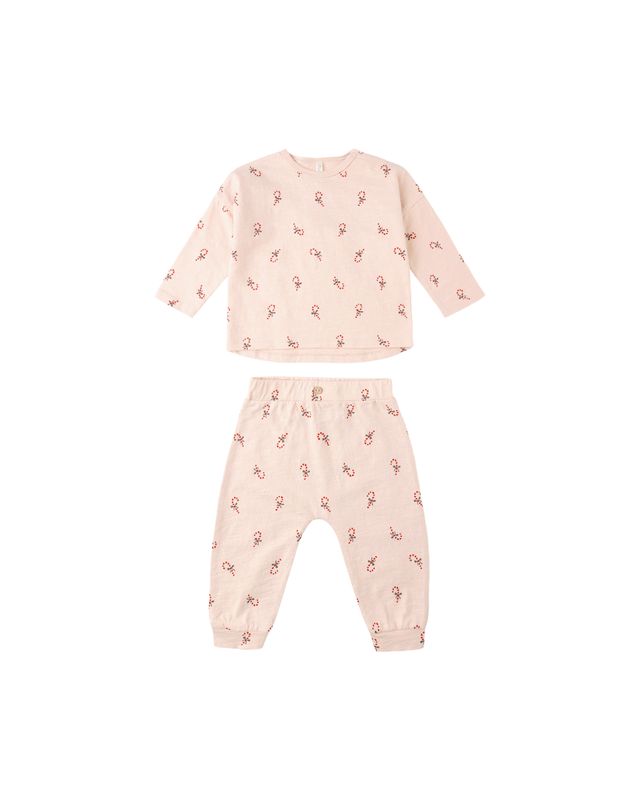 RYLEE &amp; CRU LONG SLEEVE TEE + PANT SET || CANDY CANES