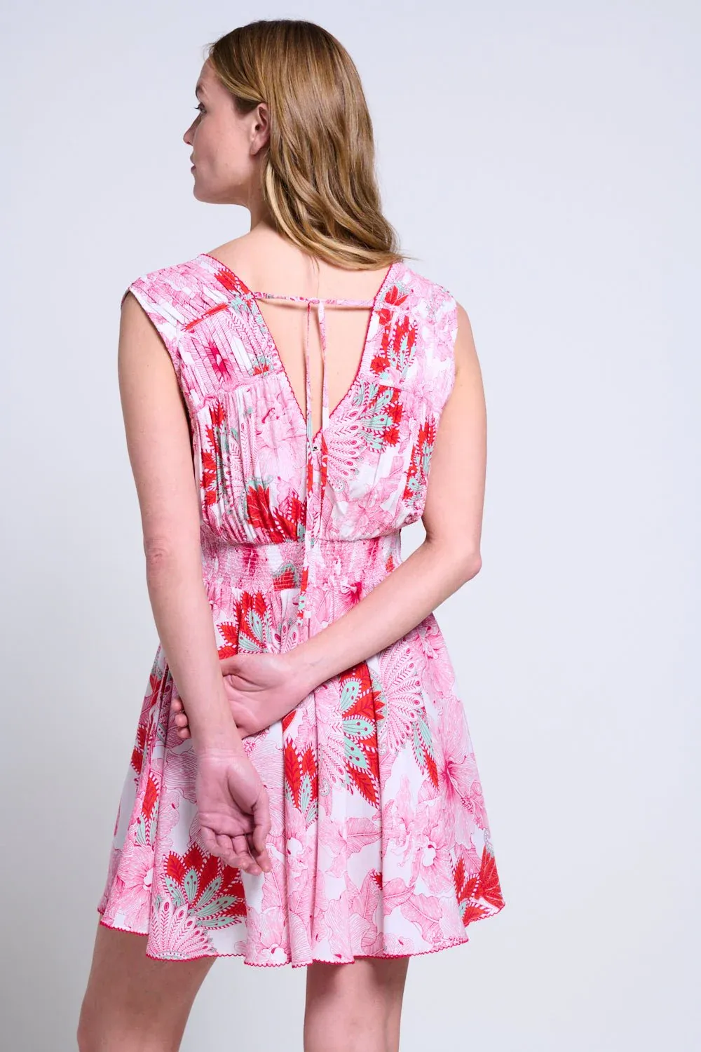 POUPETTE ST BARTH MINI DRESS CIAO V PINK PADANG