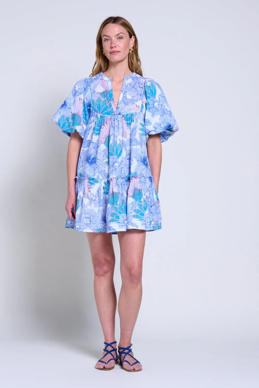 POUPETTE ST BARTH MINI DRESS CRUZ CJ BLUE PADANG