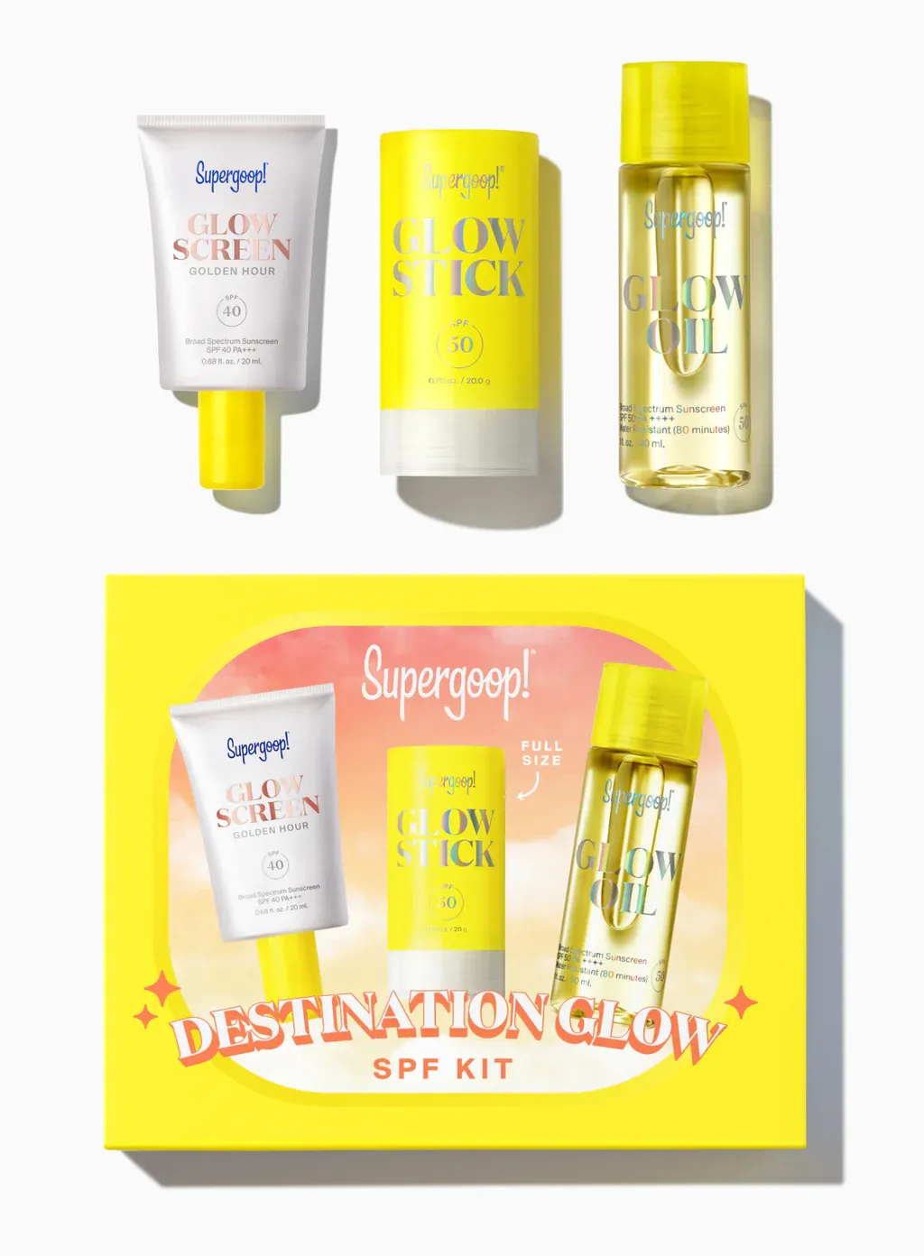 SUPERGOOP DESTINATION GLOW SPF KIT