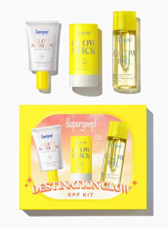 SUPERGOOP DESTINATION GLOW SPF KIT