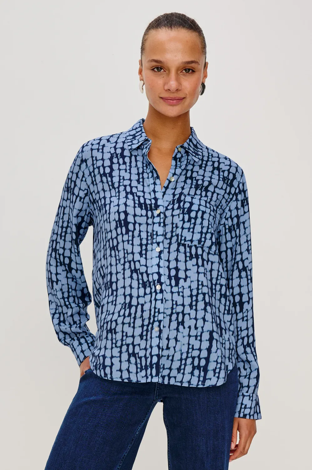 RAILS JOSEPHINE INDIGO SHIBORI