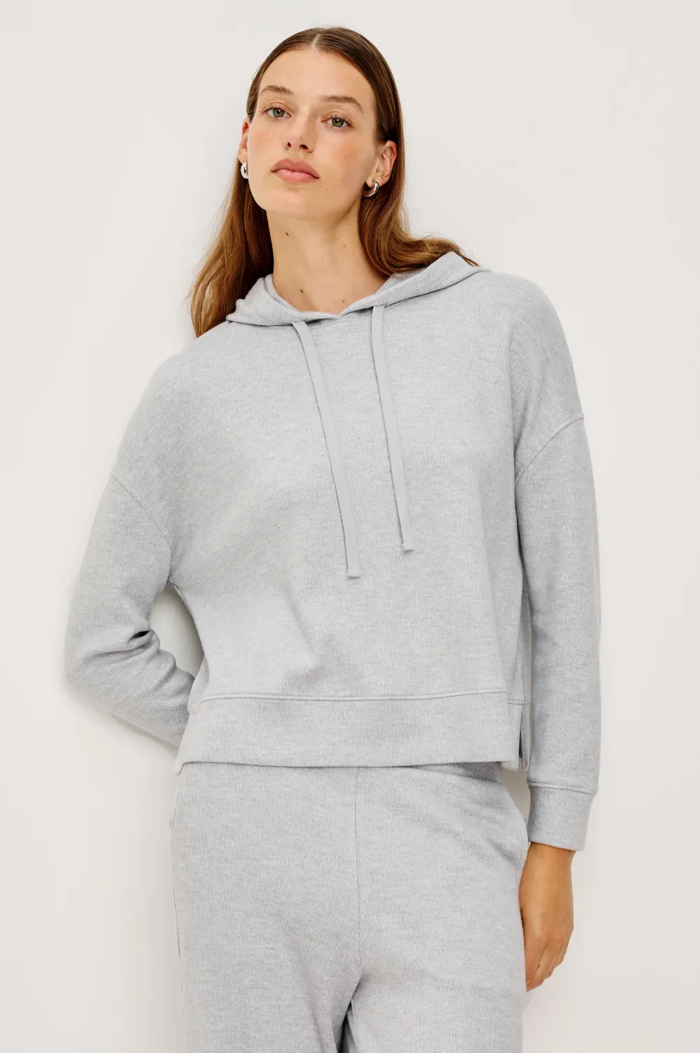 RAILS NICO HEATHER GREY BRUSHED