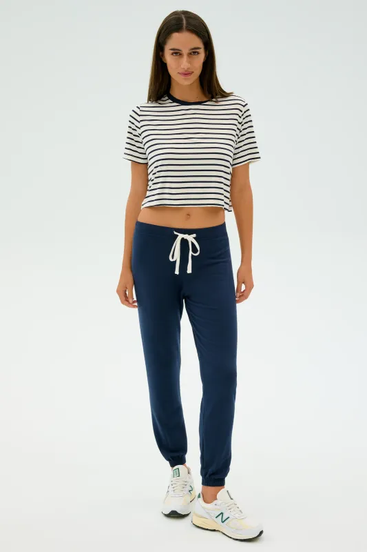 SPLITS59 SONJA FLEECE SWEATPANT - INDIGO