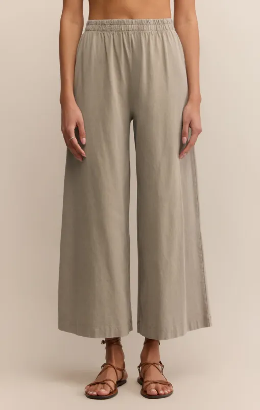 Z Supply Scout Jersey Crop Flare Pant Retreat