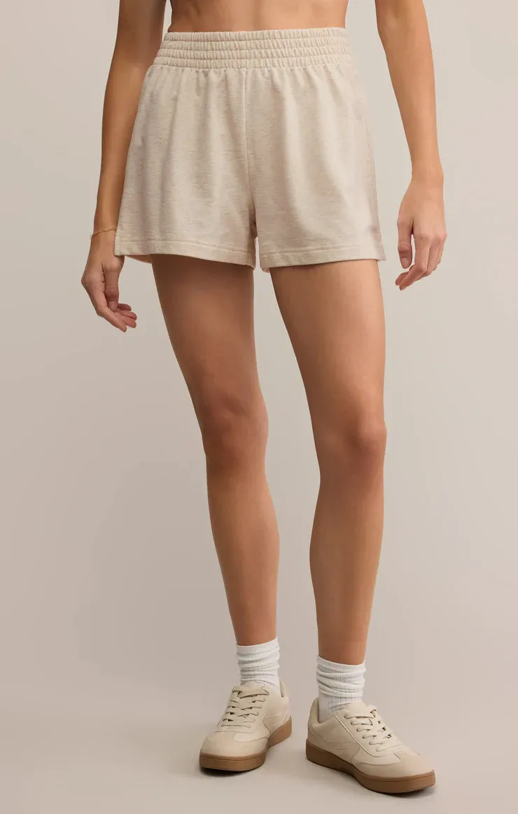 Z Supply Weekender Short Light Oatmeal Heather