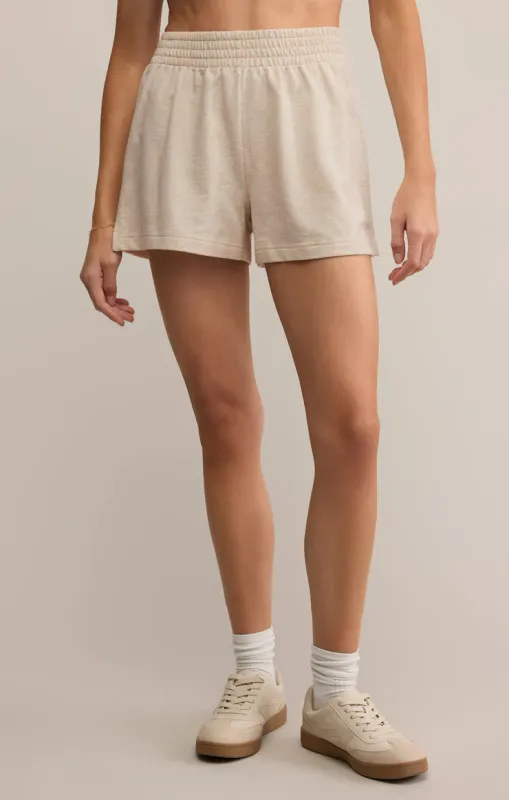 Z Supply Weekender Short Light Oatmeal Heather
