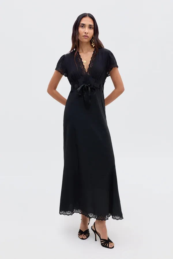 Rixo Marlice Dress Black