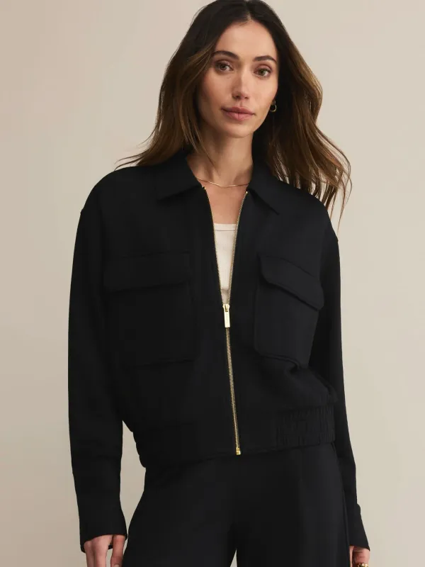 Z Supply Escape Fleece Jacket Black