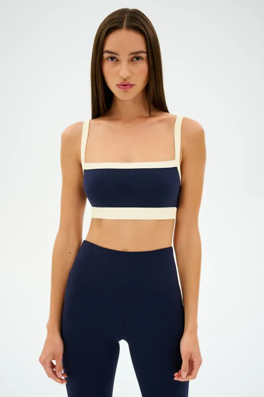 SPLITS 59 MONAH RIGOR BRA INDIGO/CREME