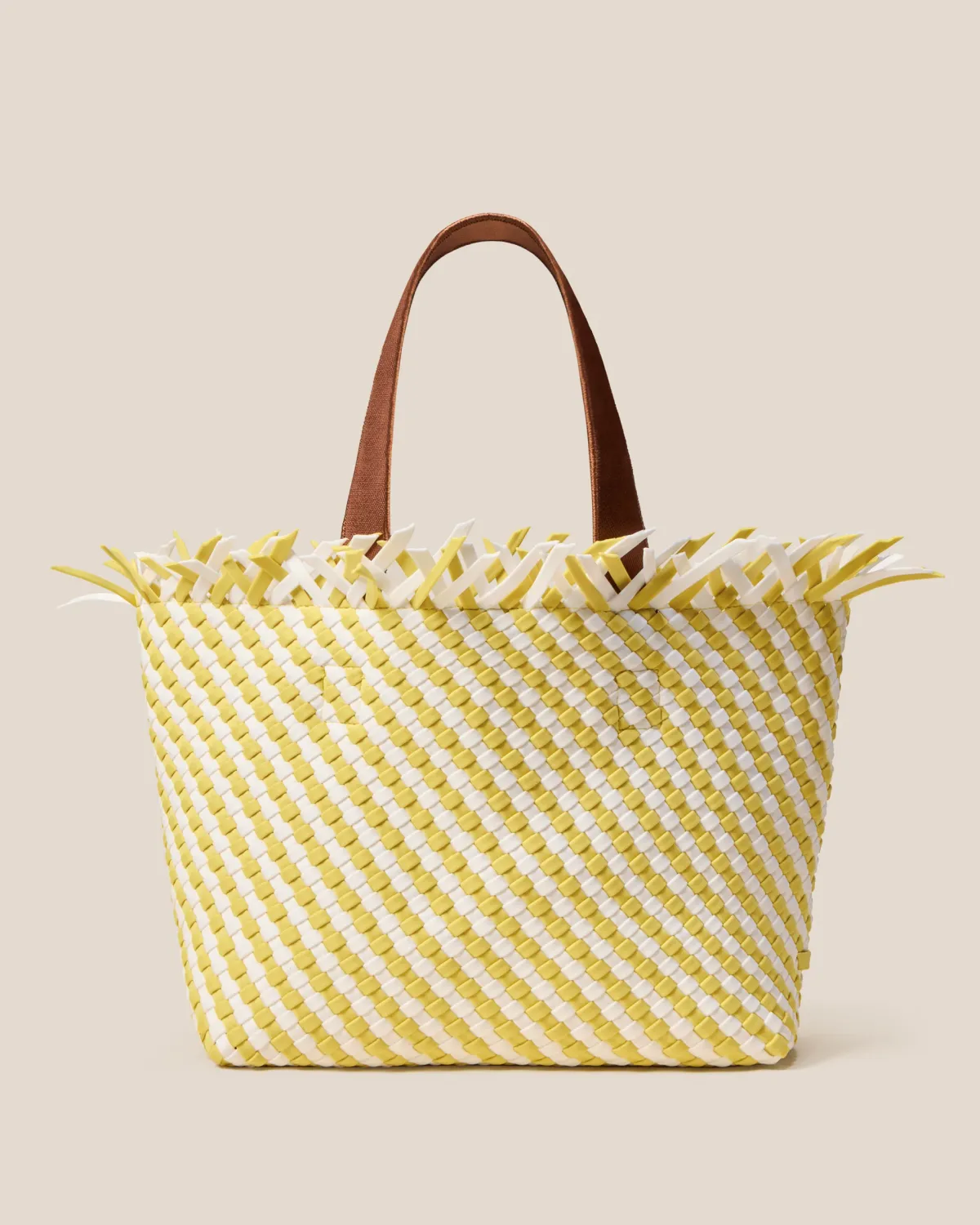 NAGHEDI HAVANA MEDIUM TOTE STRIPED SOLEIL