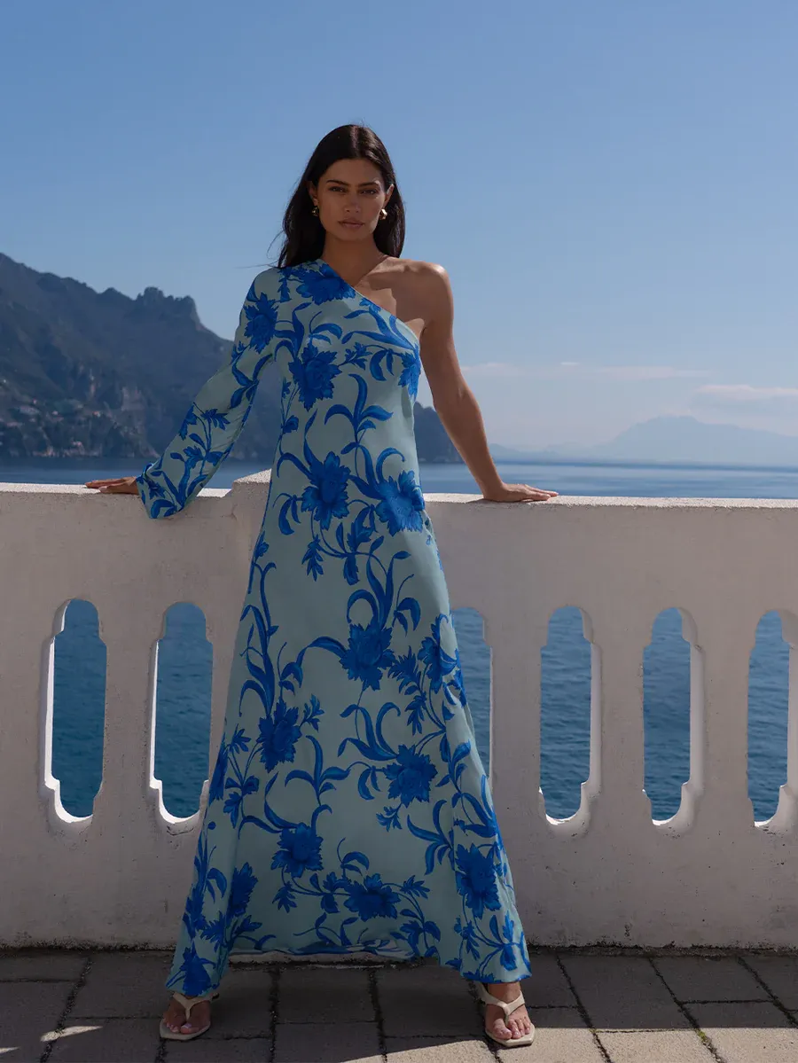 Kivari Juniper One Sleeve Maxi Dress