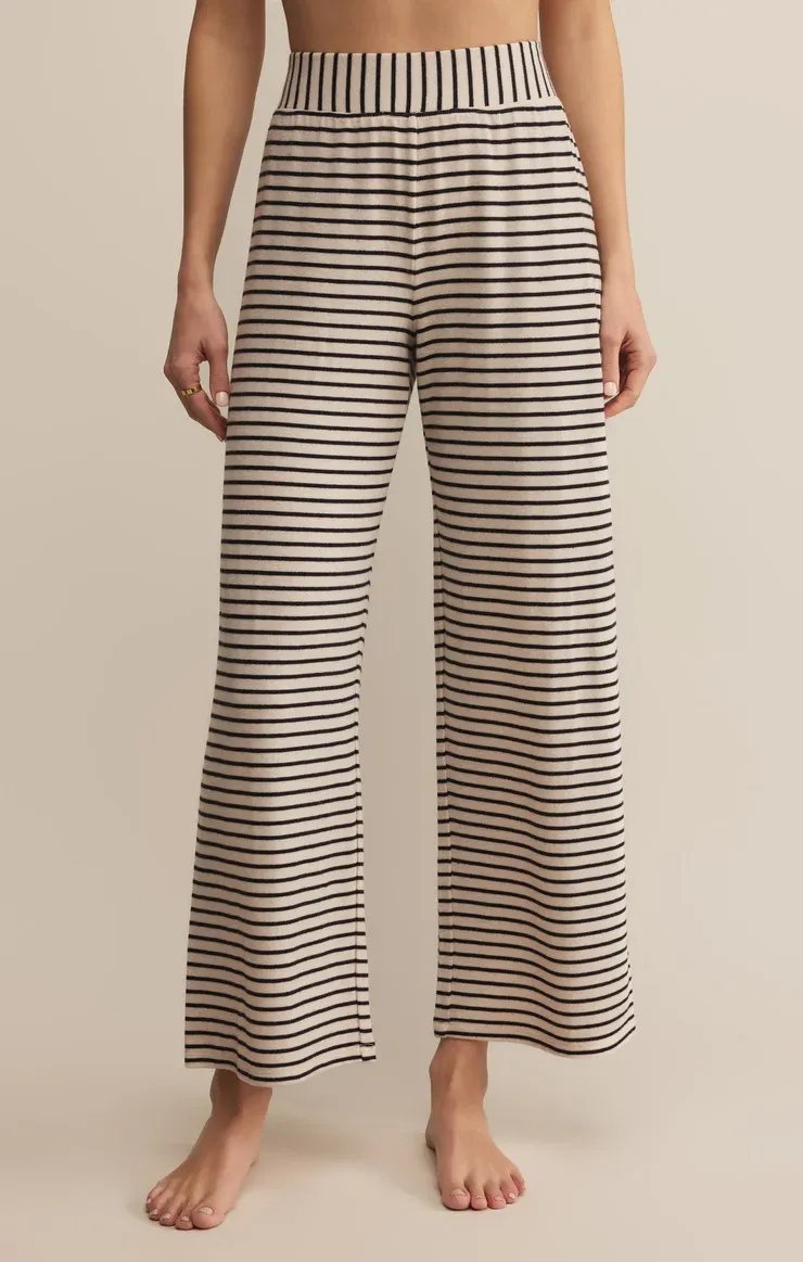 Z Supply Luxe Stripe Pant Crystal