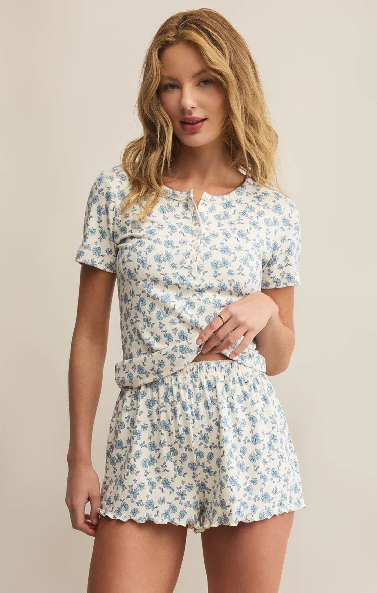 Z Supply Faye Ditsy Top Crystal