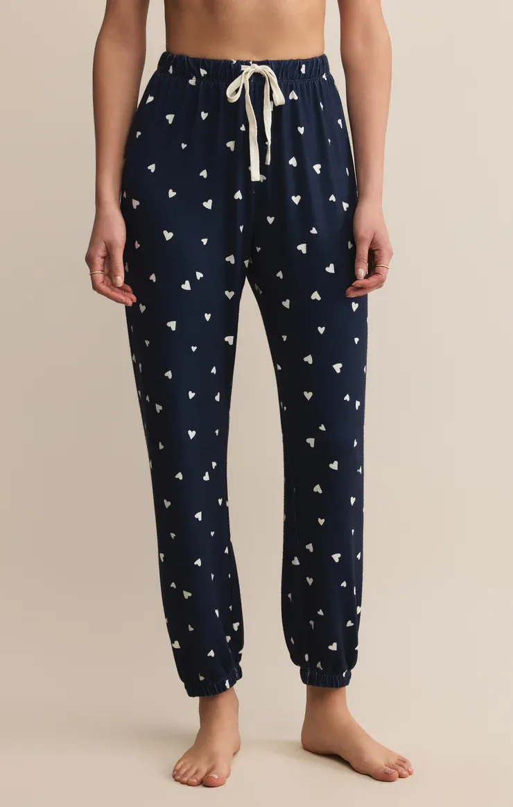 Z Supply Classic Heart Jogger Eclipse
