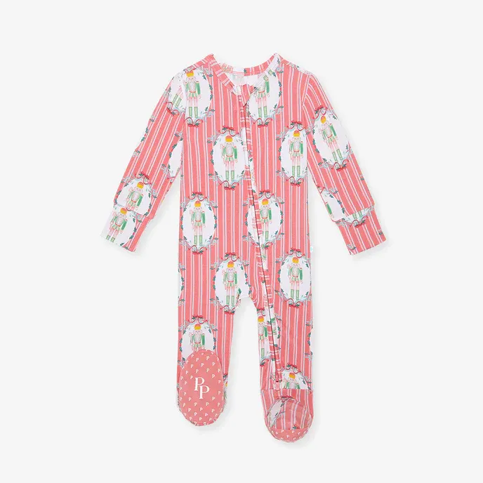 POSH PEANUT SABLE - FOOTIE ZIPPERED ONE PIECE