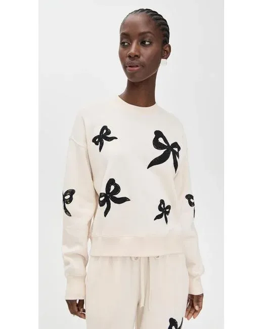 LOVE SHACK FANCY LINETTA PULLOVER CREAM