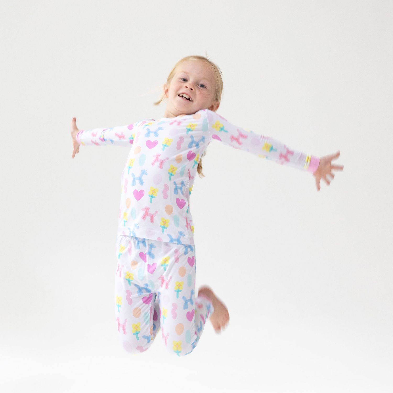 Angel Dear Balloon Animals Pink - L/S Loungewear Set