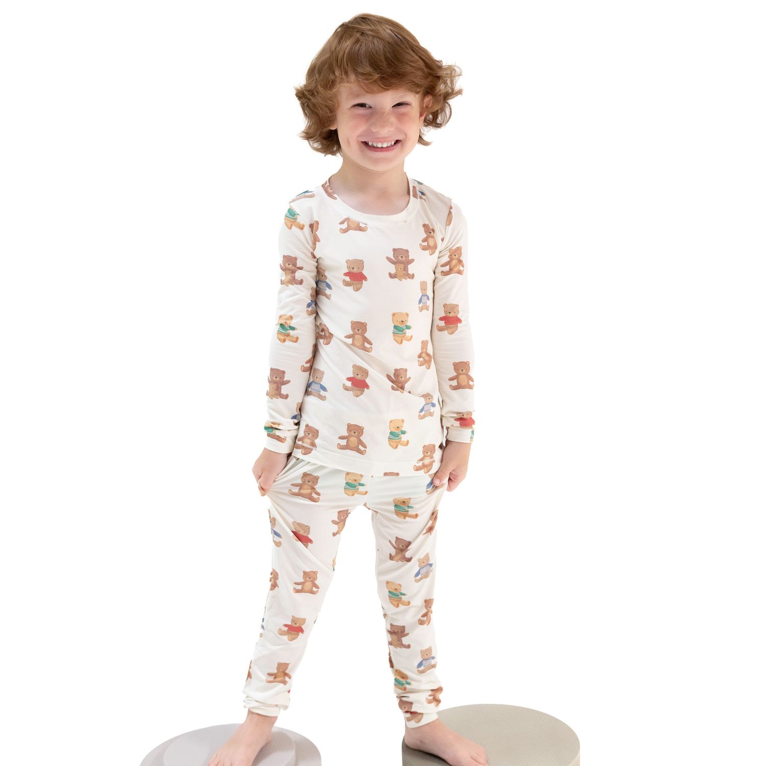 Angel Dear Teddy Bear Collection - L/S Loungewear Set