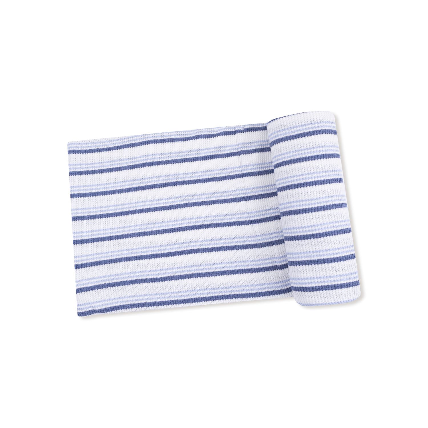 Angel Dear Vintage Stripe - Blue - Swaddle Blanket