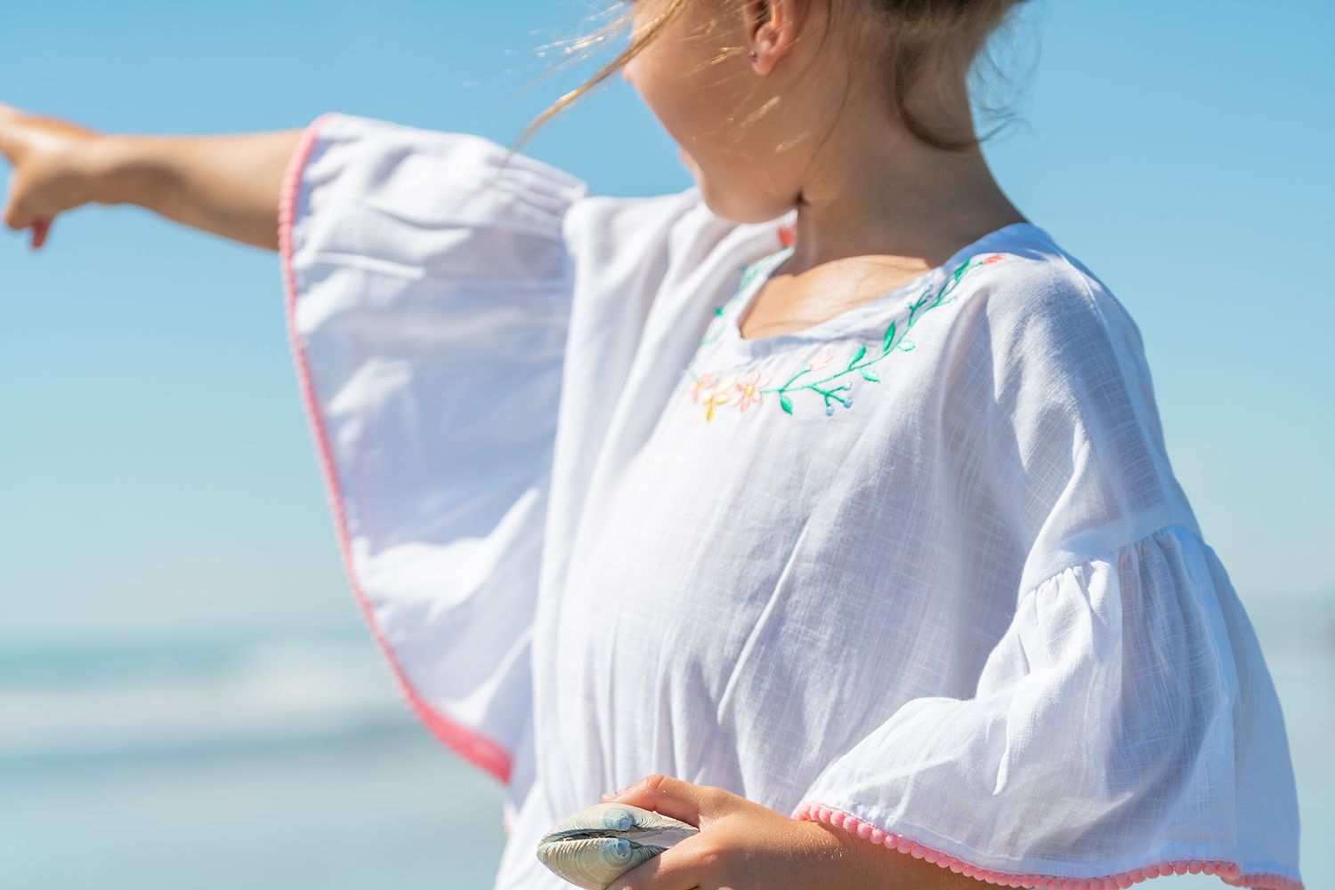 SNAPPER ROCK WHITE SPRING FLING COVER UP WHITE