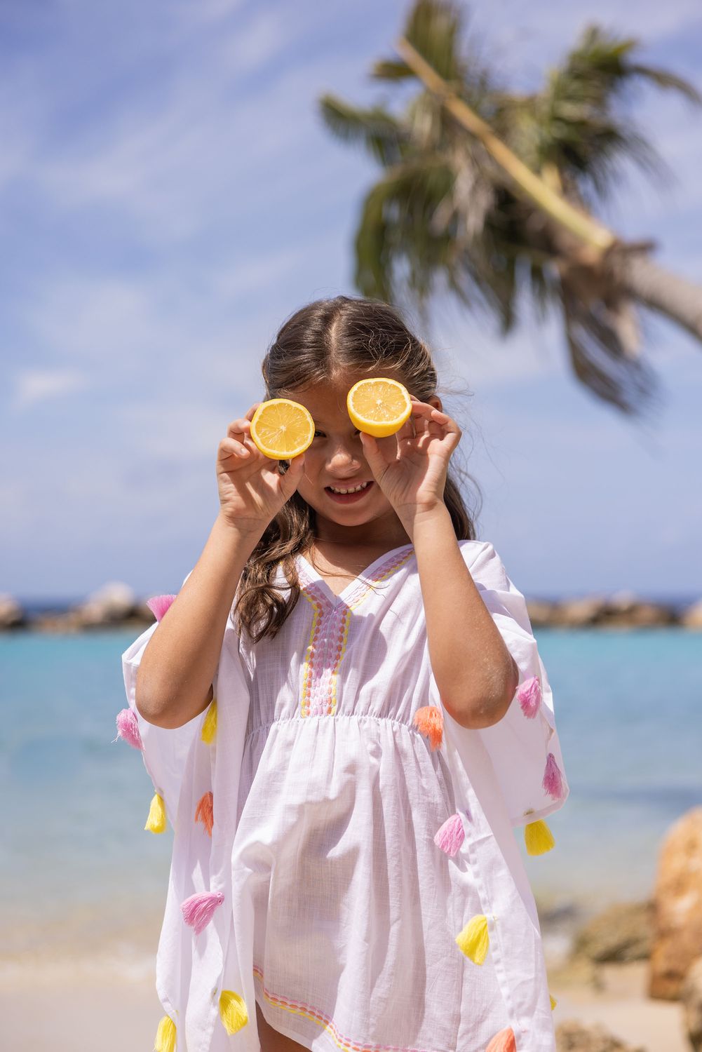 SNAPPER ROCK SUMMER SORBET COVER UP WHITE