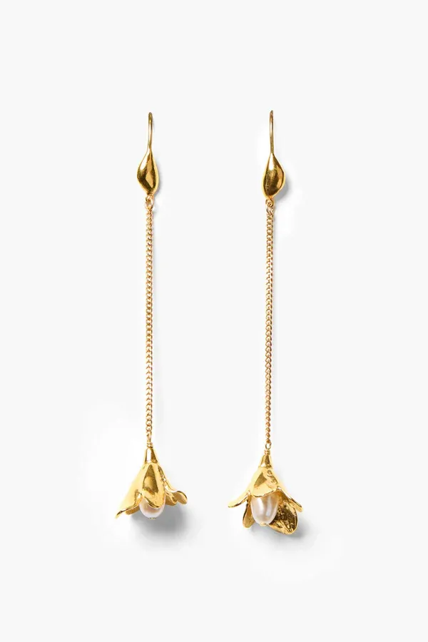 Chan Luu Drop Earring White Pearl