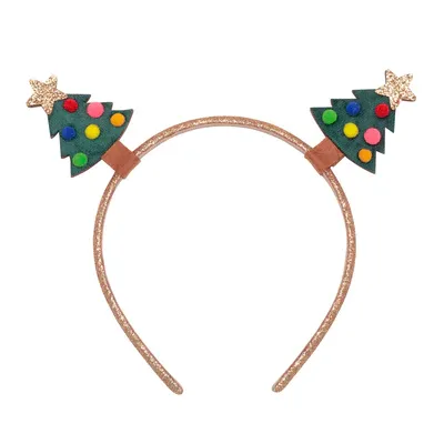 Rockahula Velvet Christmas Tree Headband