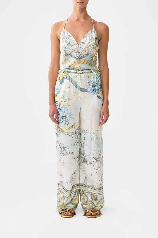 CAMILLA BUTTON FRONT LOUNGE PANT - MY LUCKY STARS