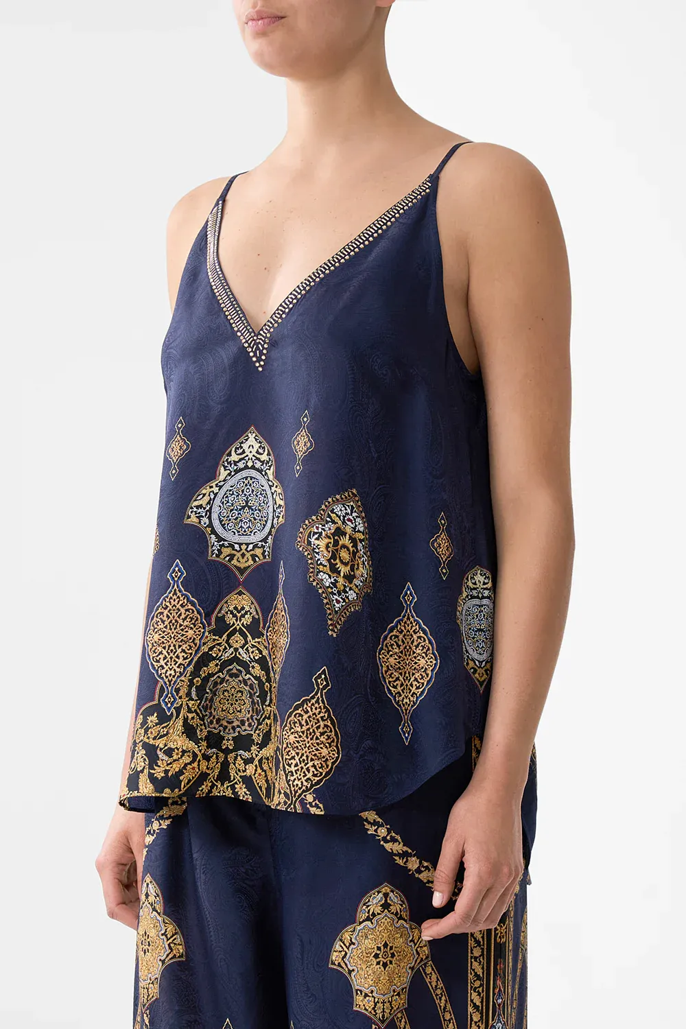 CAMILLA V NECK CAMI - THE IMPERIAL GATE