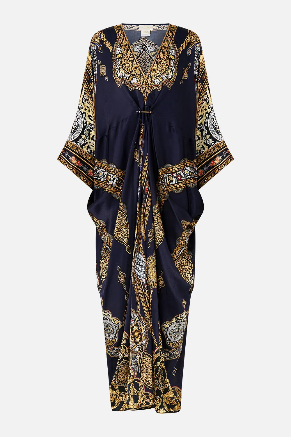 CAMILLA PIERCED V NECK KAFTAN - THE IMPERIAL GATE