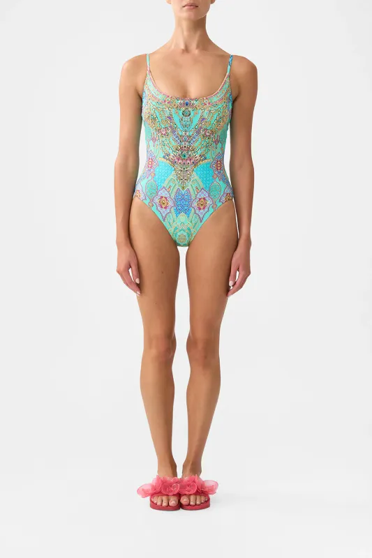 CAMILLA SCOOP NECK ONE PIECE WITH SCOOP BACK - THE CONCUBINE CORRIDOR