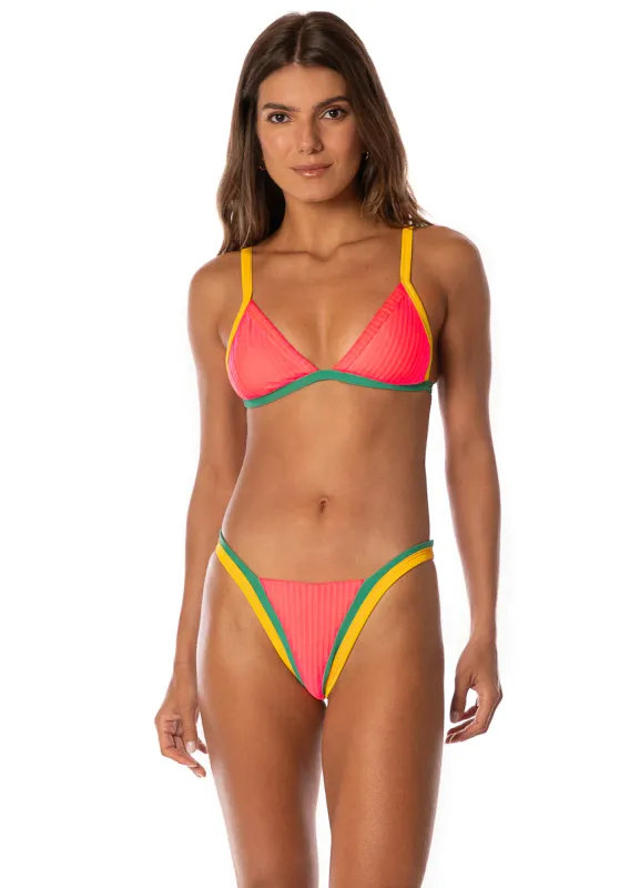 MAAJI FLAME CORAL REWIND TOP