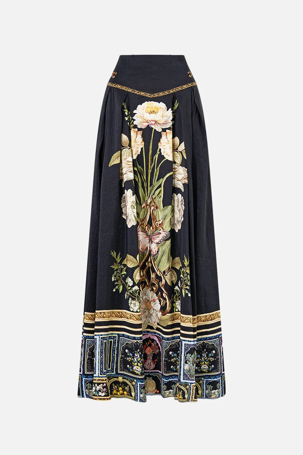 CAMILLA CORSET WAIST MAXI SKIRT - OTTOMAN ELEGANCE
