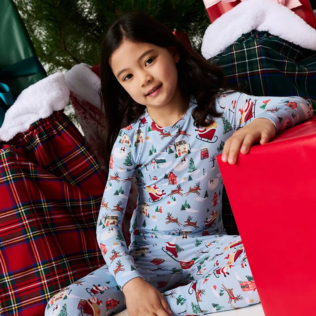 POSH PEANUT CHRISTMASVILLE PJ SET