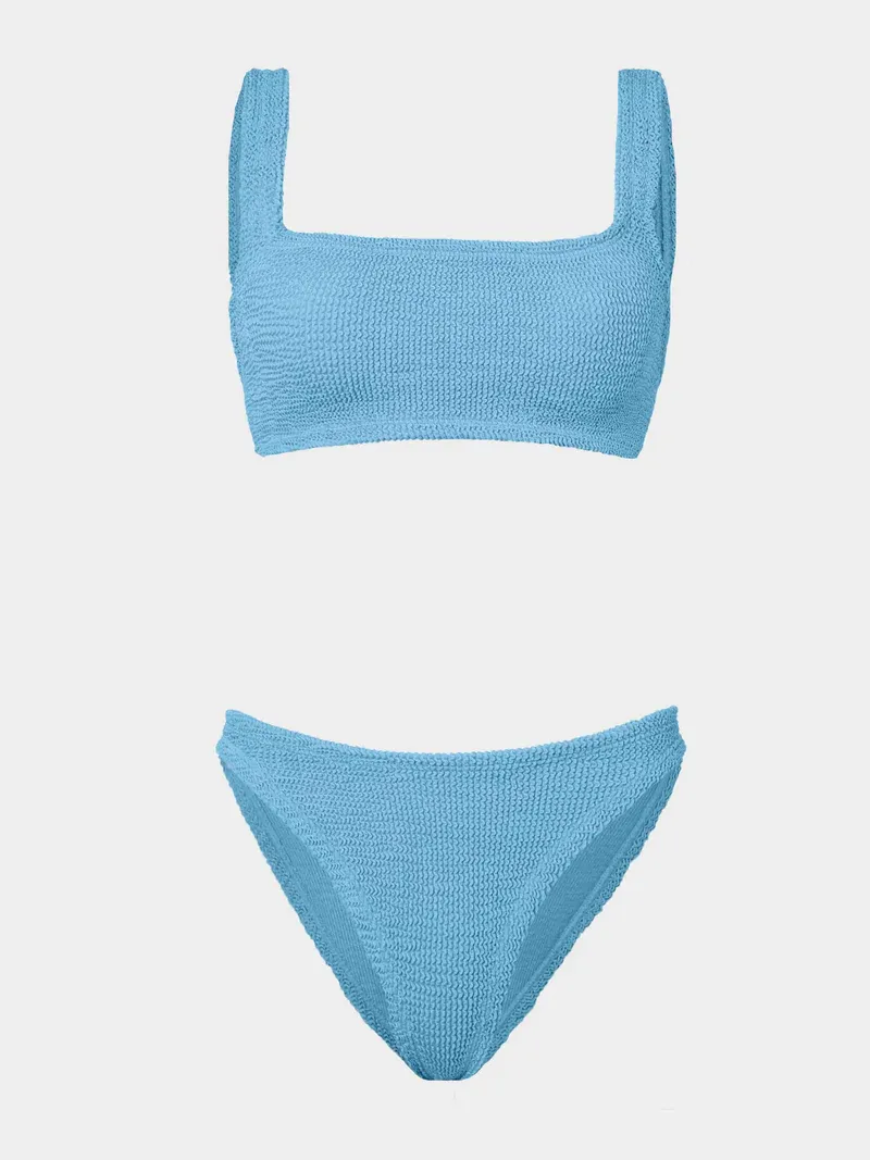 HUNZA G XANDRA BIKINI 2PCE SKY BLUE