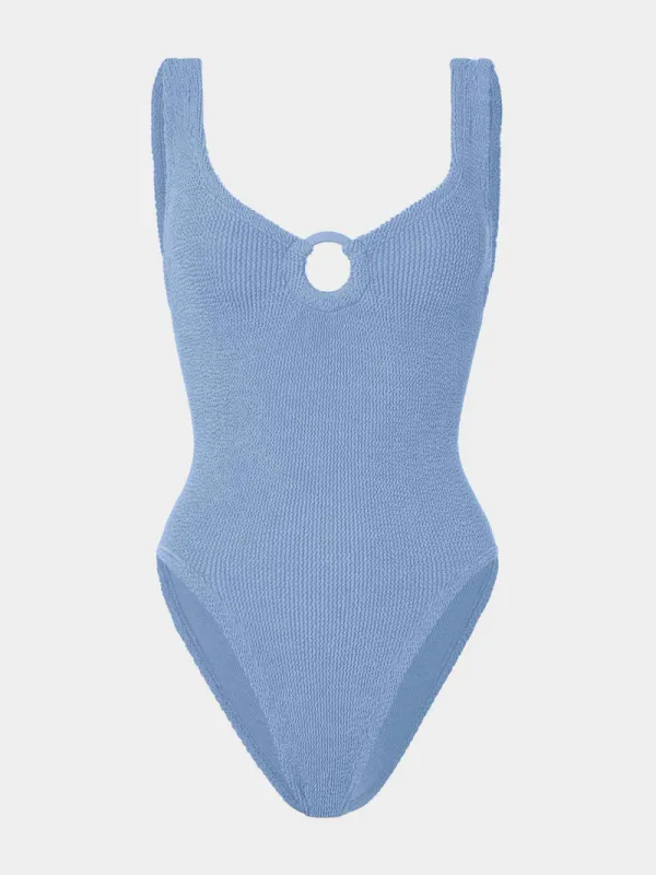 HUNZA G CELINE ONE PIECE CORNFLOWER