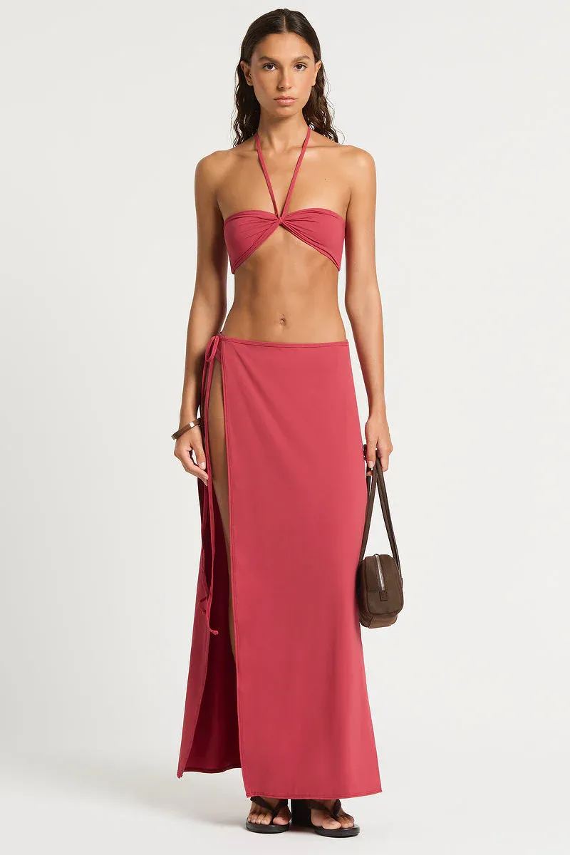 BOND EYE WYNN MAXI SKIRT - SIENNA / SCARLET