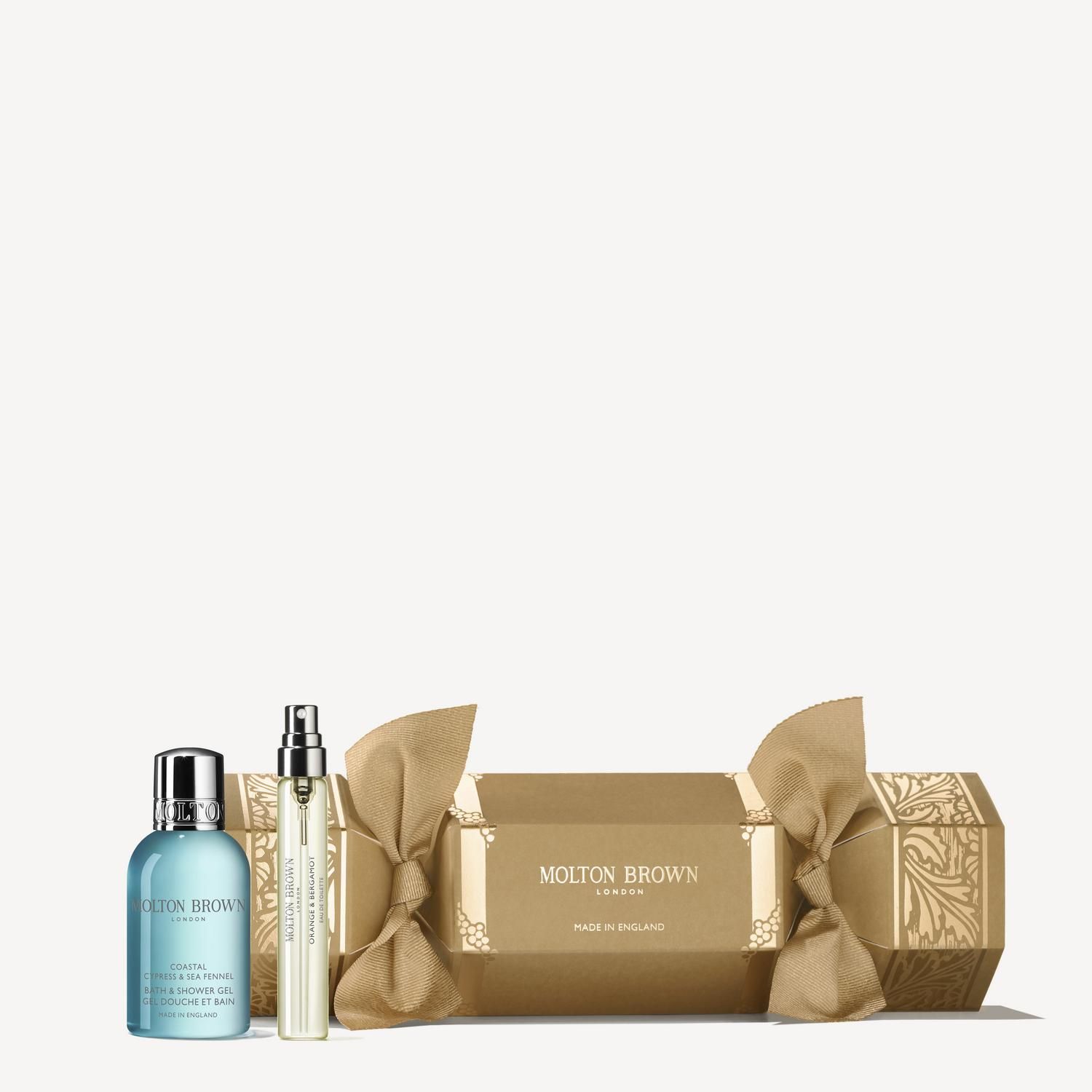 MOLTON BROWN COASTAL CYPRESS &amp; SEA FENNEL CHRISTMAS CRACKER