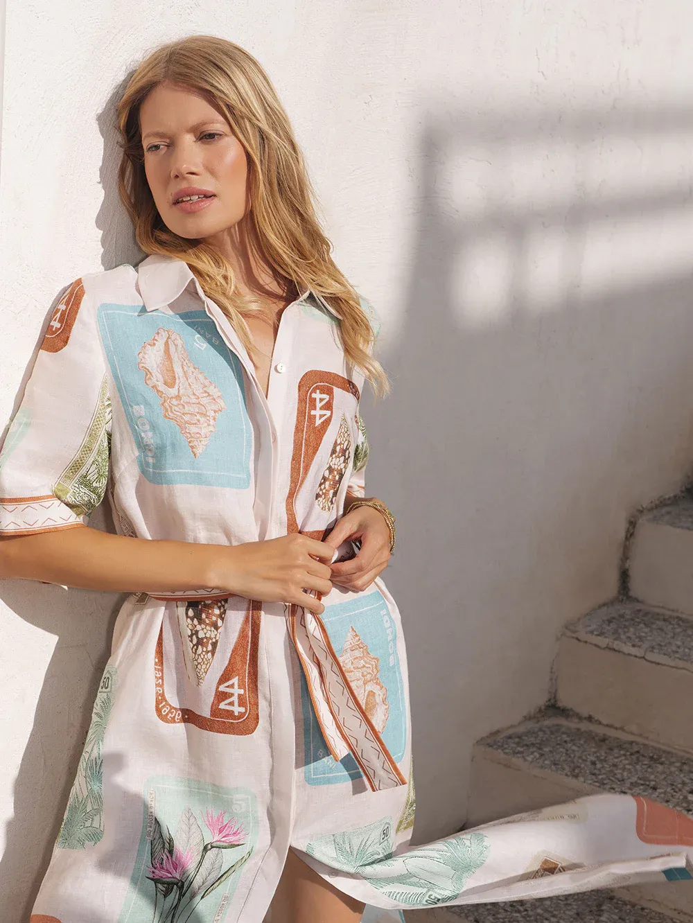 Kivari Coastline Shirt Dress