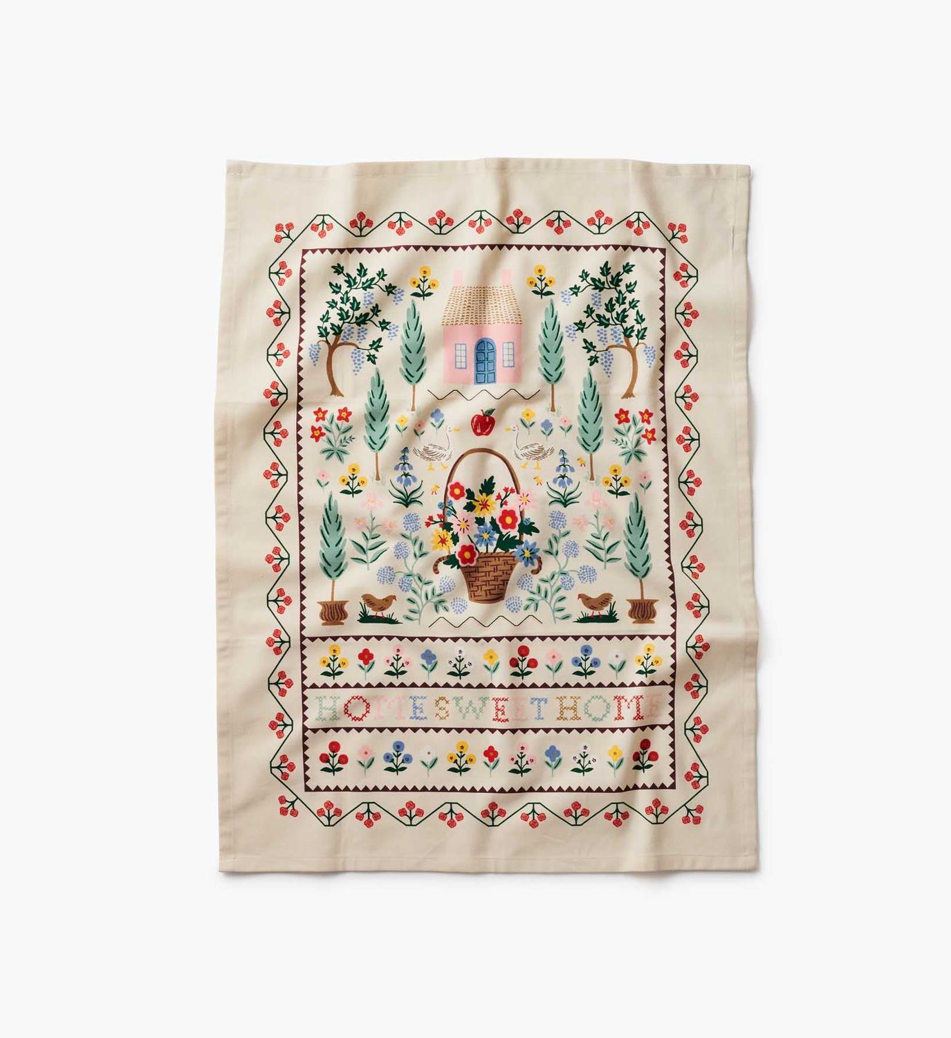 Riffle Paper Home Sweet Home Tea Towel